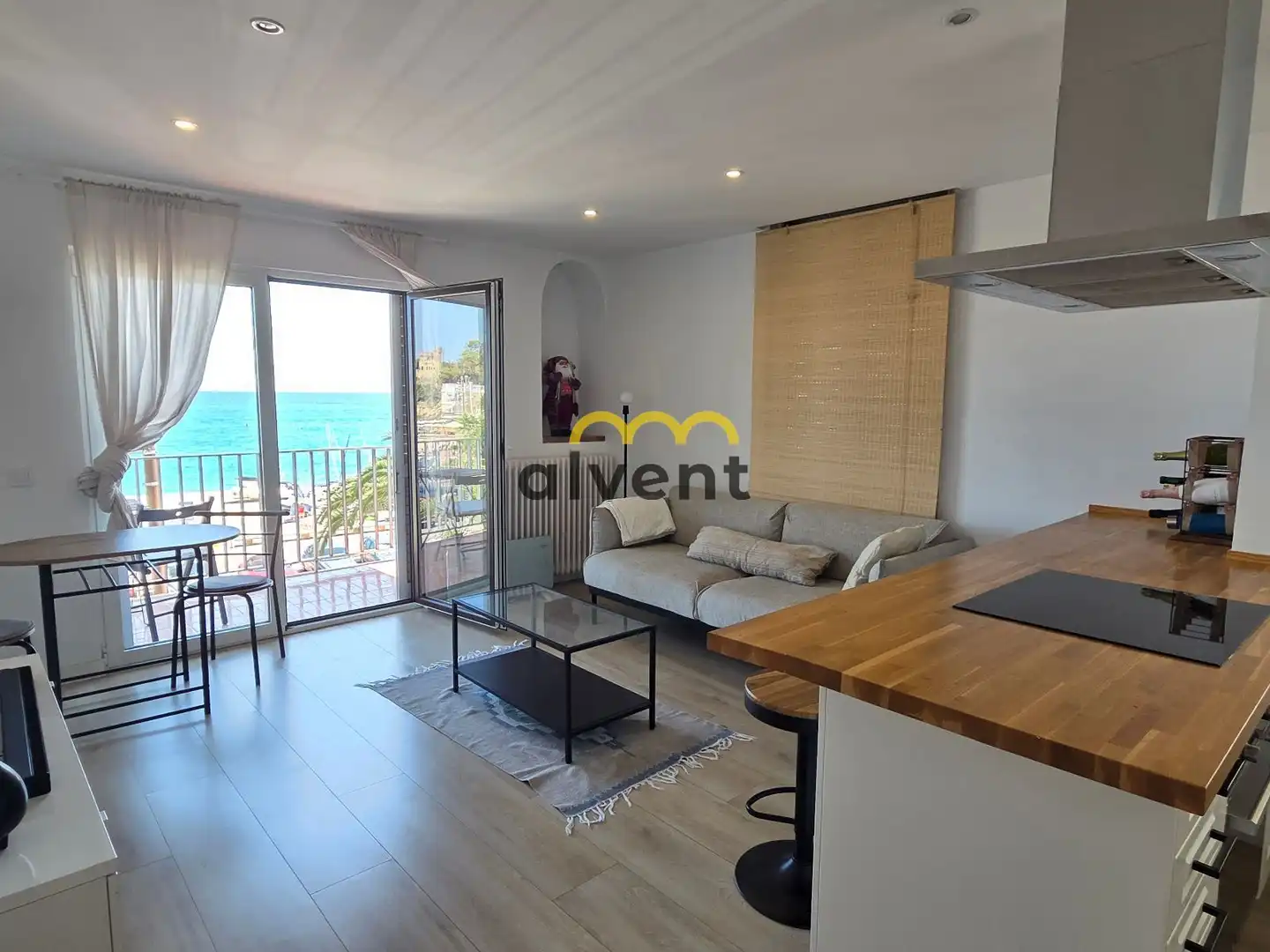Sala de estar de Piso en venta en Lloret de Mar con Calefacción y Terraza