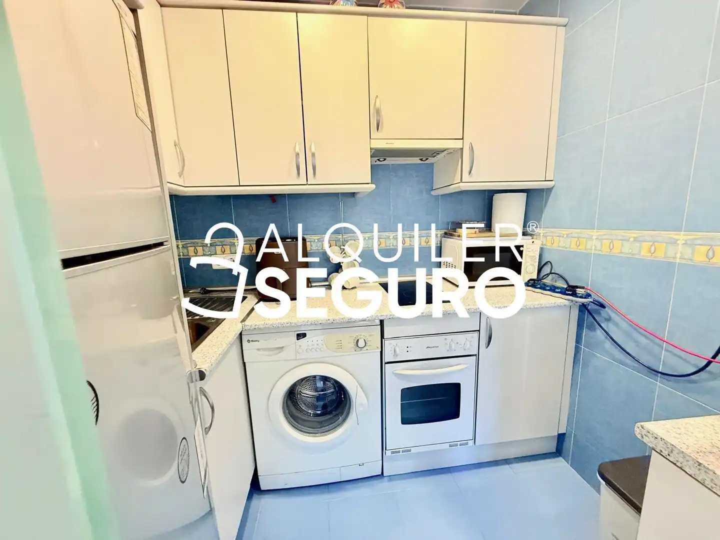 Cocina de Piso de alquiler en Madrid con Aire acondicionado, Calefacción y Piscina