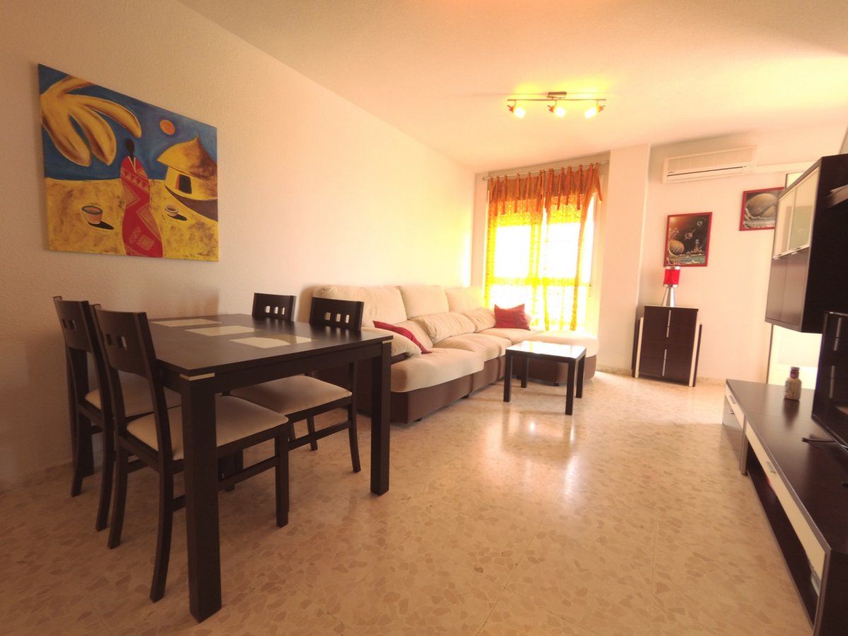 Living room of Flat for sale in Roquetas de Mar  with Air Conditioner and Terrace