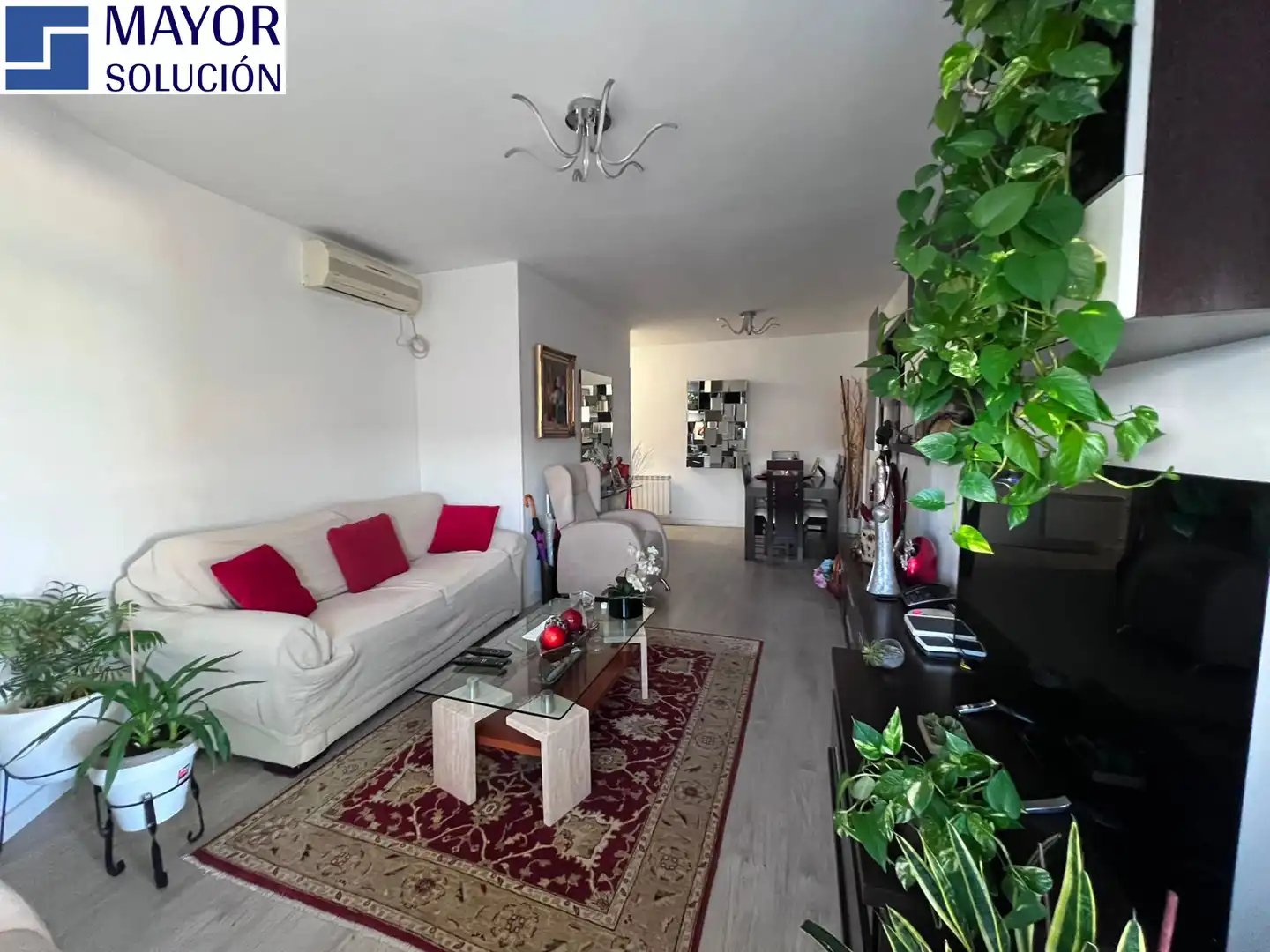 Sala de estar de Piso en venta en Arganda del Rey con Aire acondicionado, Calefacción y Parquet