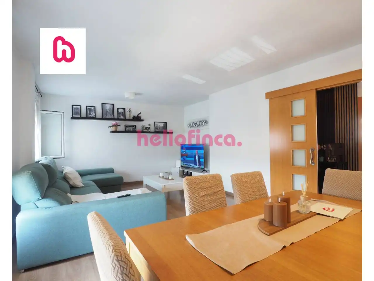 Living room of Flat for sale in Artés  with Heating, Parquet flooring and Storage room