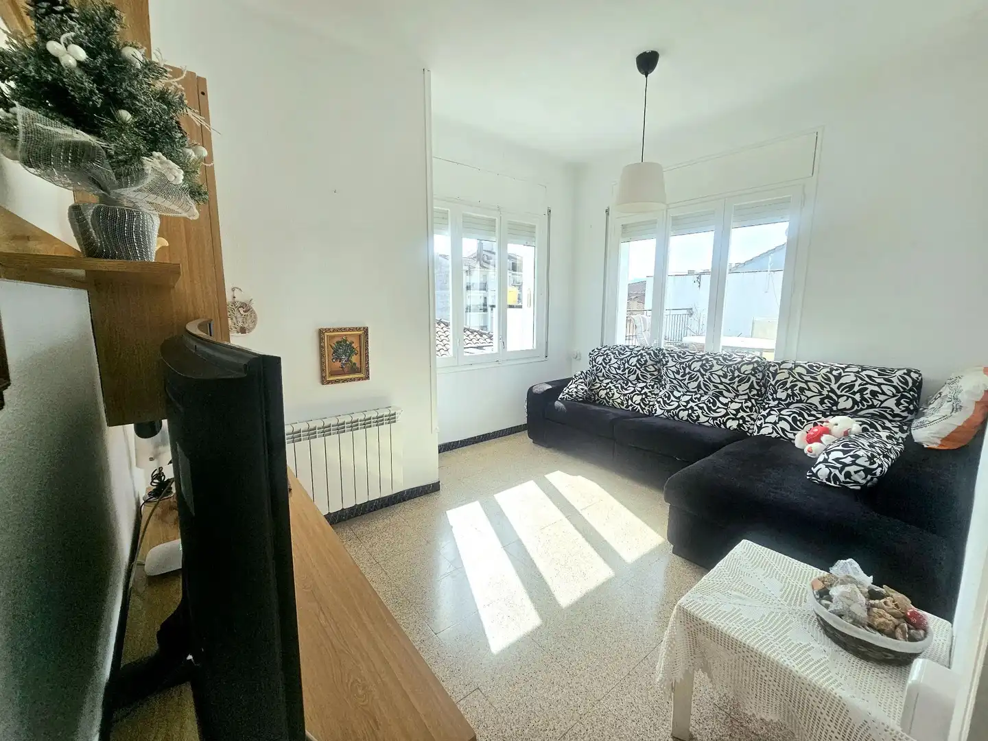 Sala d'estar de Casa o xalet en venda en Olot amb Aire condicionat, Calefacció i Terrassa