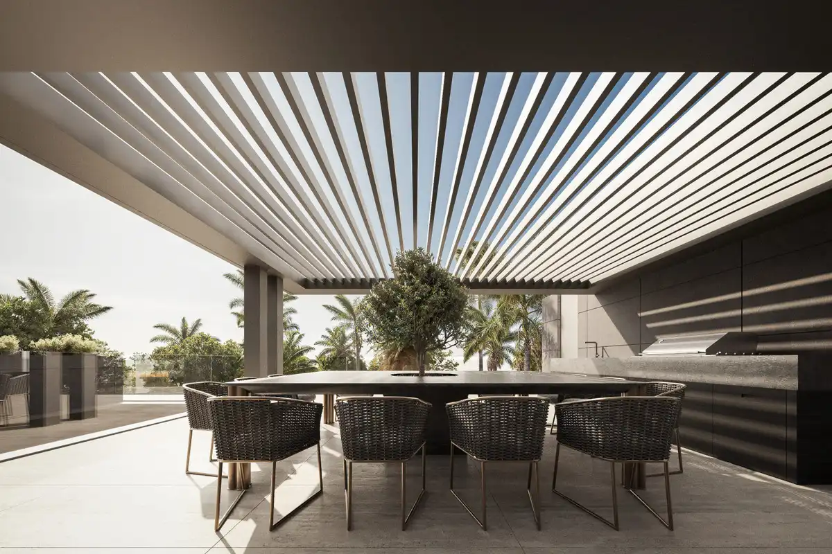 Terraza de Casa o chalet en venta en Marbella con Aire acondicionado, Jardín privado y Terraza
