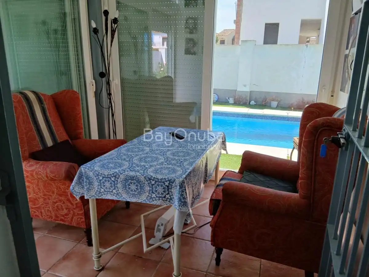 Terraza de Casa o chalet en venta en Punta Umbría con Piscina