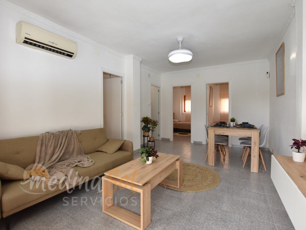 Sala d'estar de Apartament en venda en Cartagena amb Aire condicionat, Terrassa i Forn