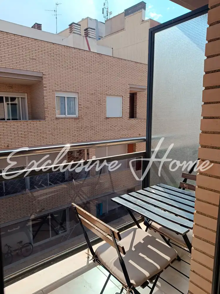 Terrace of Attic for rent in Benicarló  with Air Conditioner, Terrace and Furnished