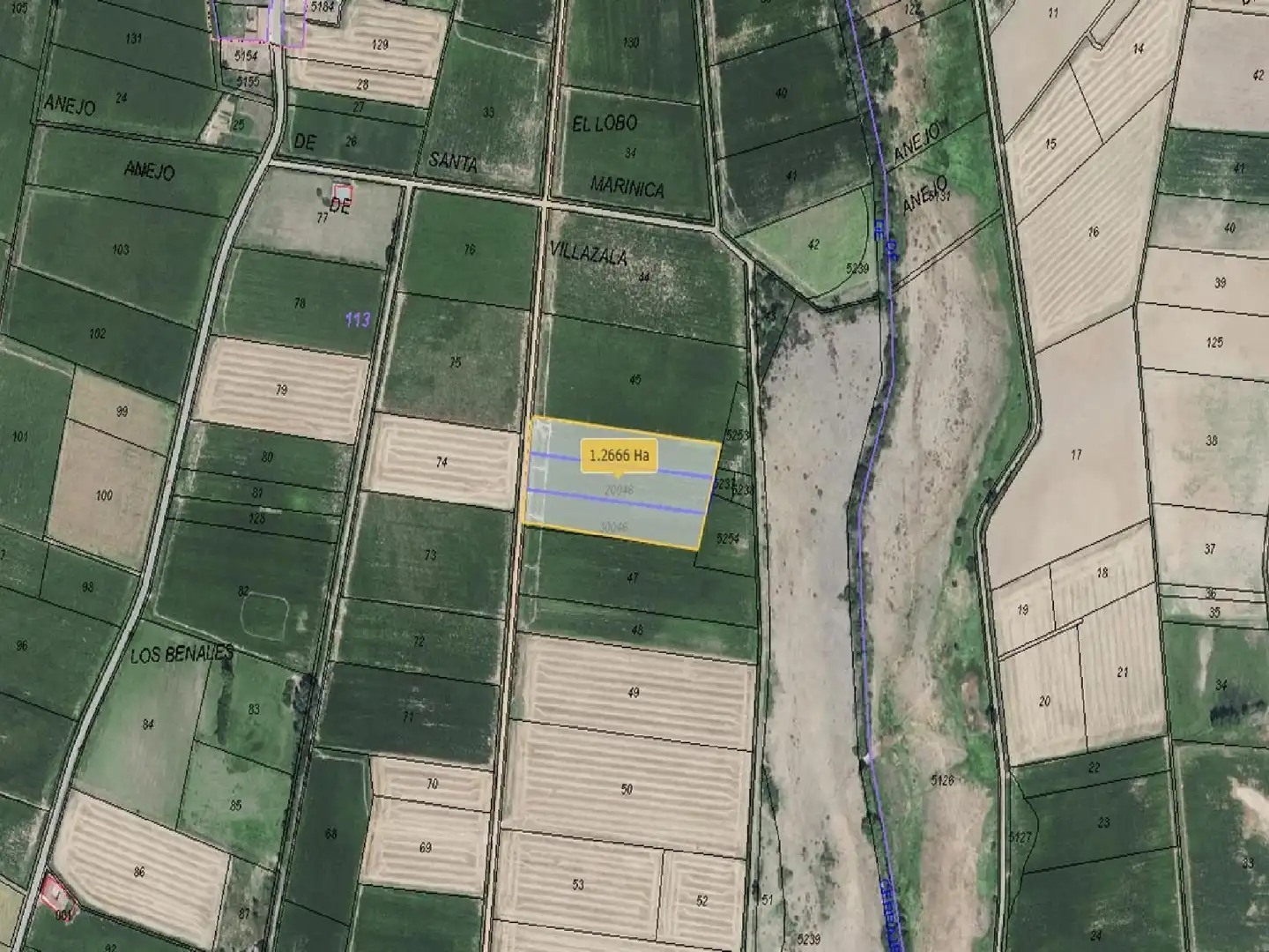 Land for sale in Villazala