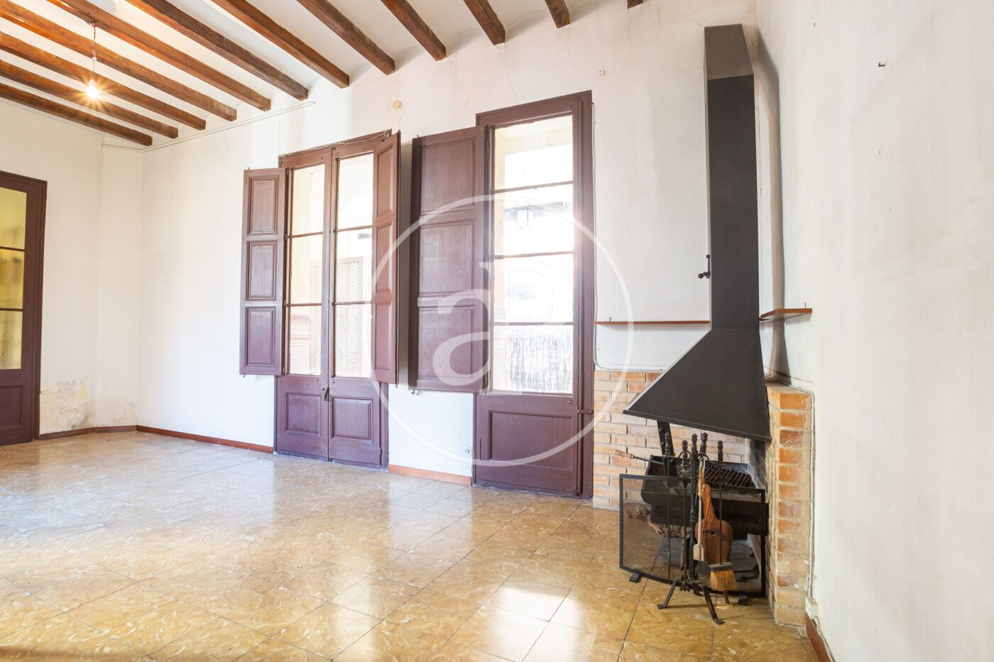 Living room of Flat for sale in  Barcelona Capital  with Heating, Terrace and Storage room