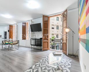 Living room of Apartment to rent in  Valencia Capital  with Air Conditioner, Heating and Parquet flooring