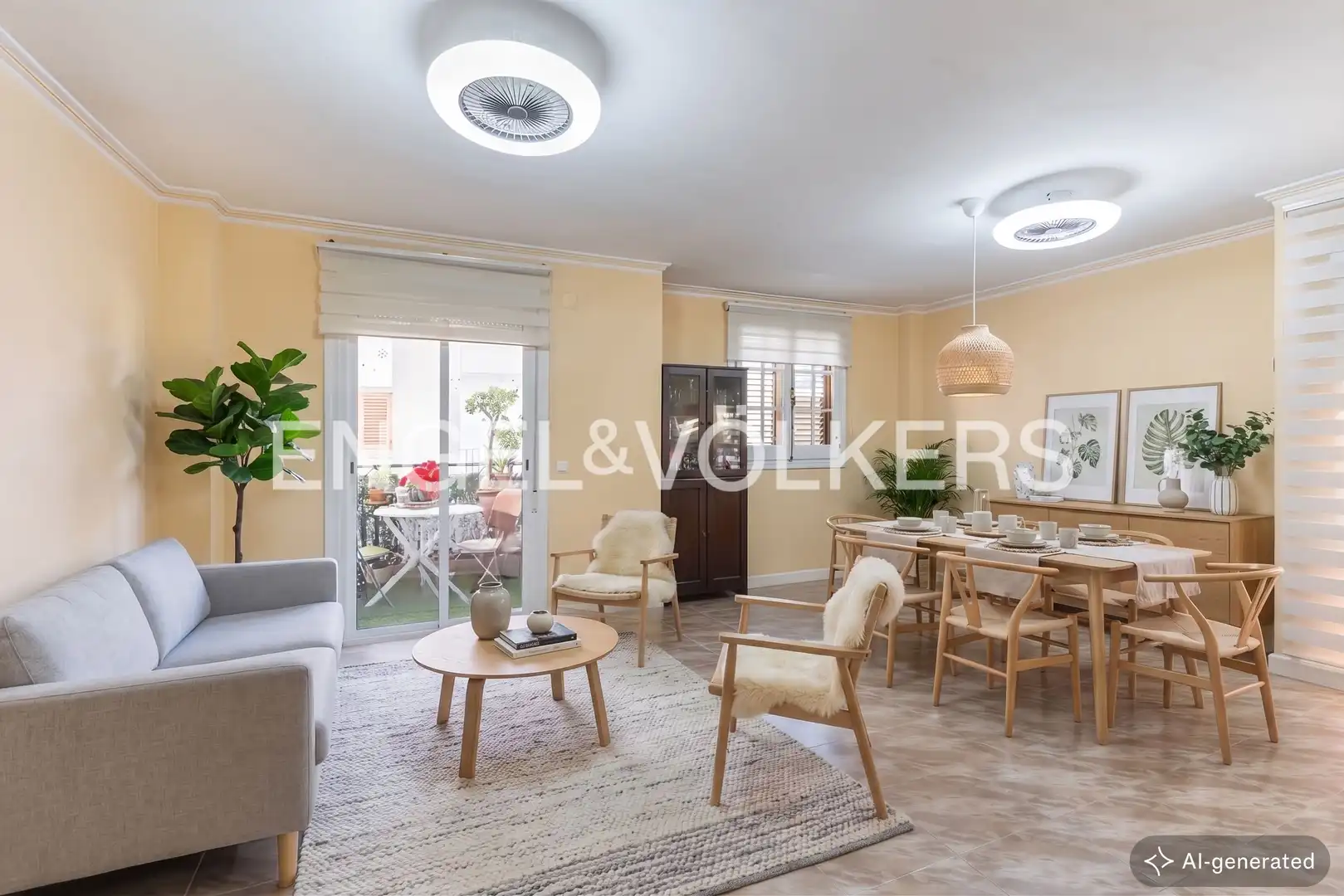 Living room of Flat for sale in El Puig de Santa Maria  with Heating and Balcony