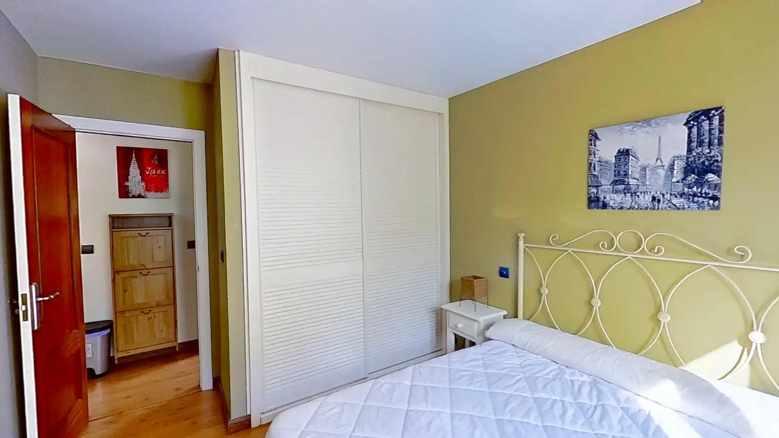 Bedroom of Flat for sale in Miengo  with Heating, Private garden and Parquet flooring