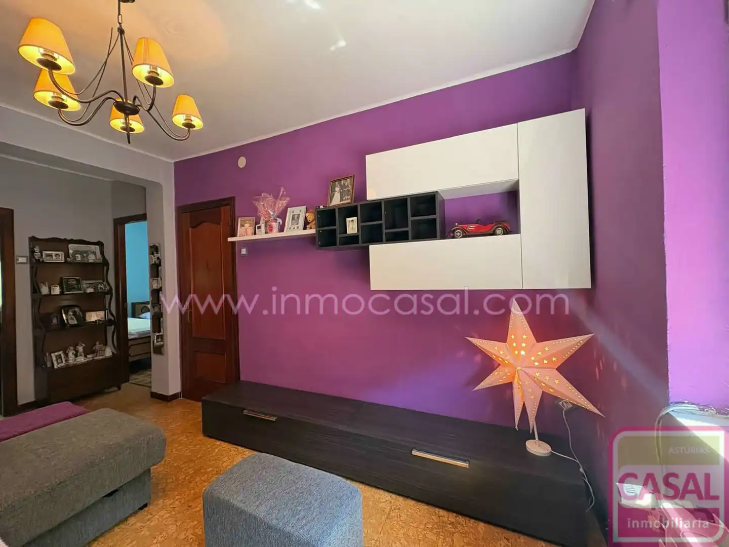 Living room of Flat for sale in Mieres (Asturias)  with Heating, Storage room and Furnished