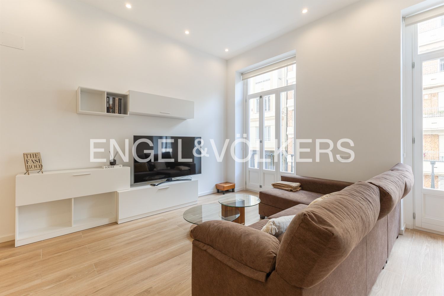 Living room of Flat to rent in  Valencia Capital  with Air Conditioner, Heating and Furnished