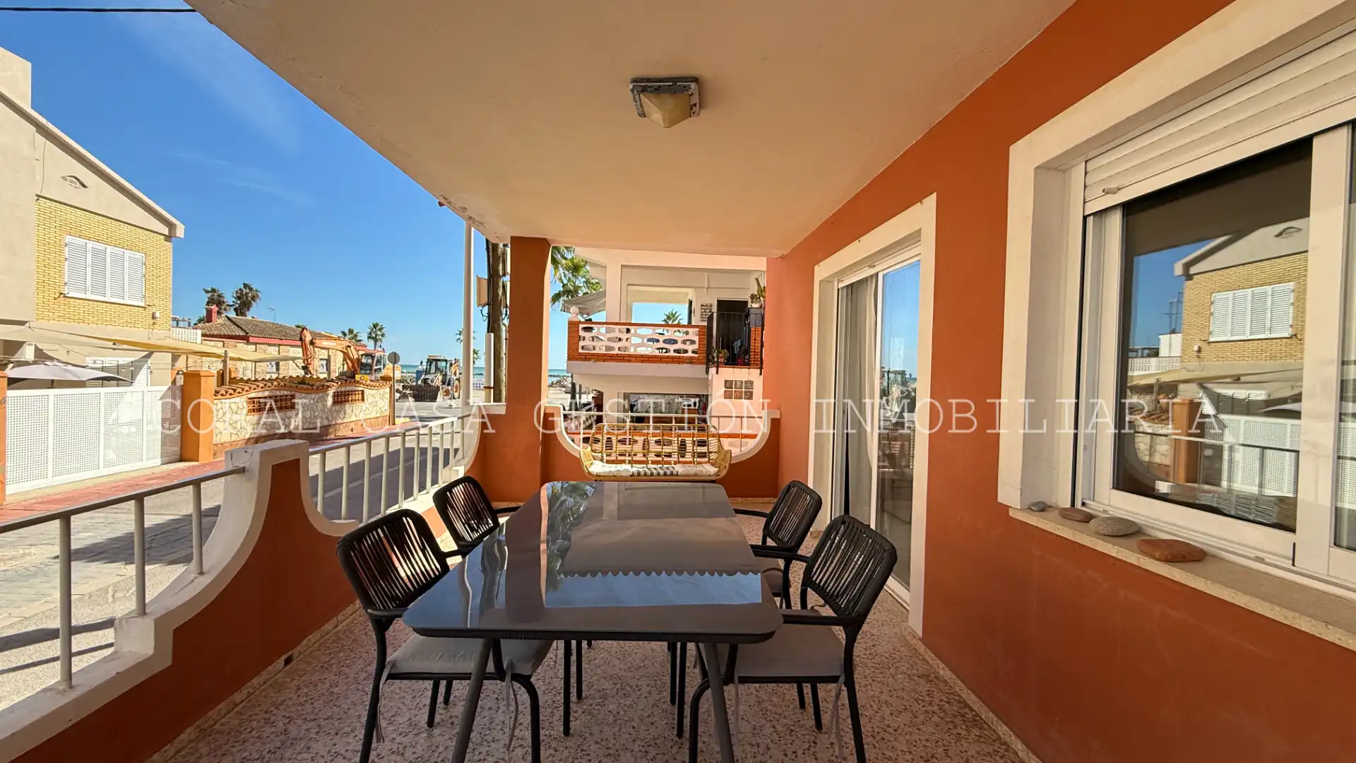 Terraza de Apartamento en venta en Chilches / Xilxes con Terraza, Trastero y Amueblado