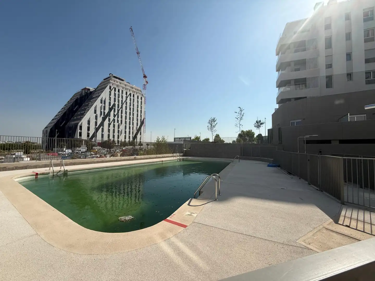 Piscina de Piso de alquiler en Madrid