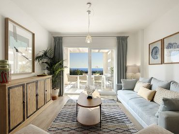 Apartament amb balcó en venda a Avenida Miguel de Cervantes