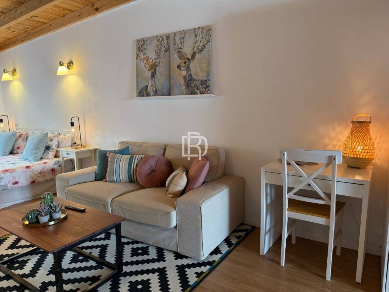 Living room of Flat to rent in Icod de los Vinos  with Terrace and Furnished