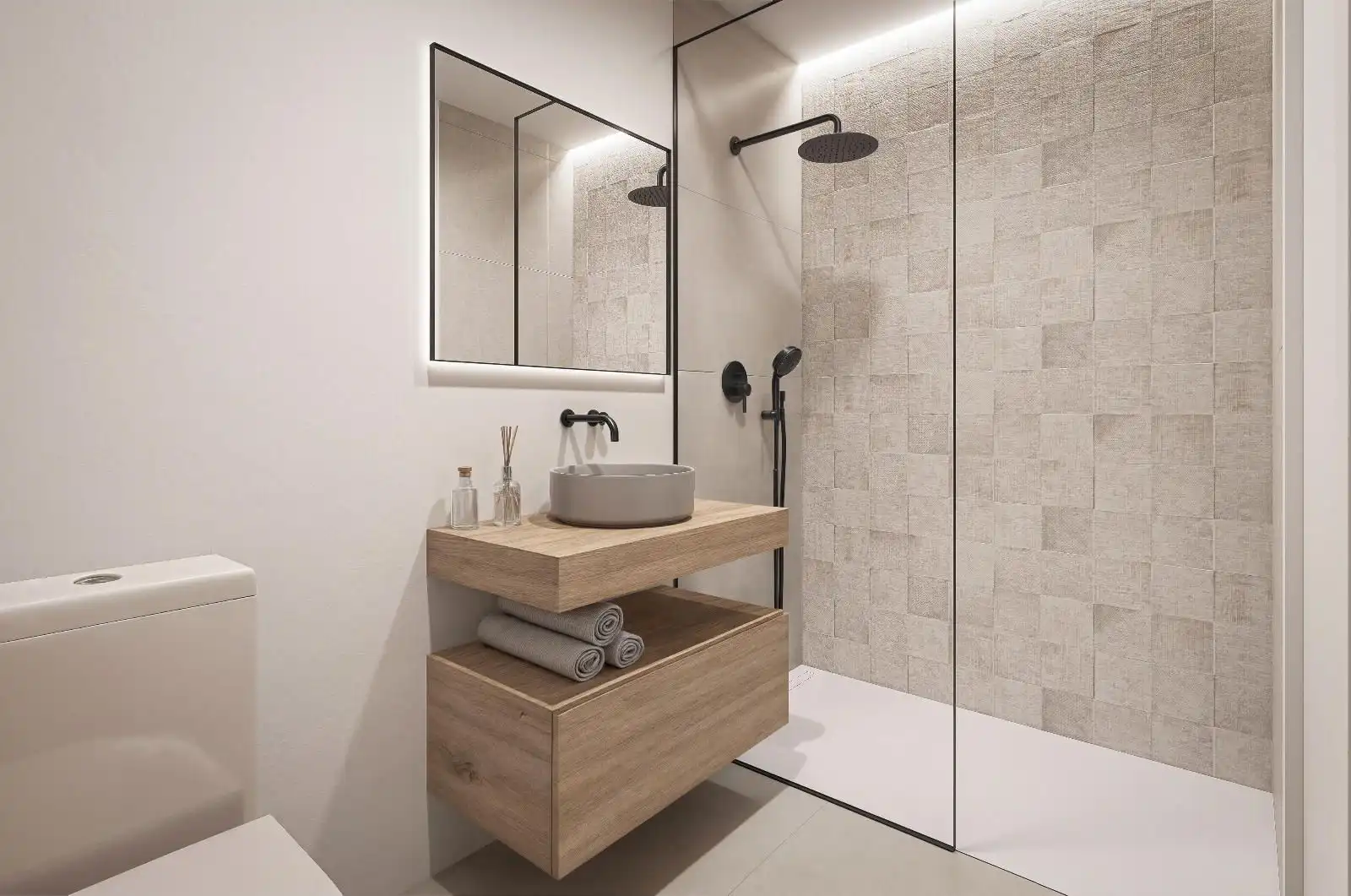 Bathroom of Flat for sale in Castell d'Aro, Platja d'Aro i s'Agaró  with Heating, Terrace and Swimming Pool