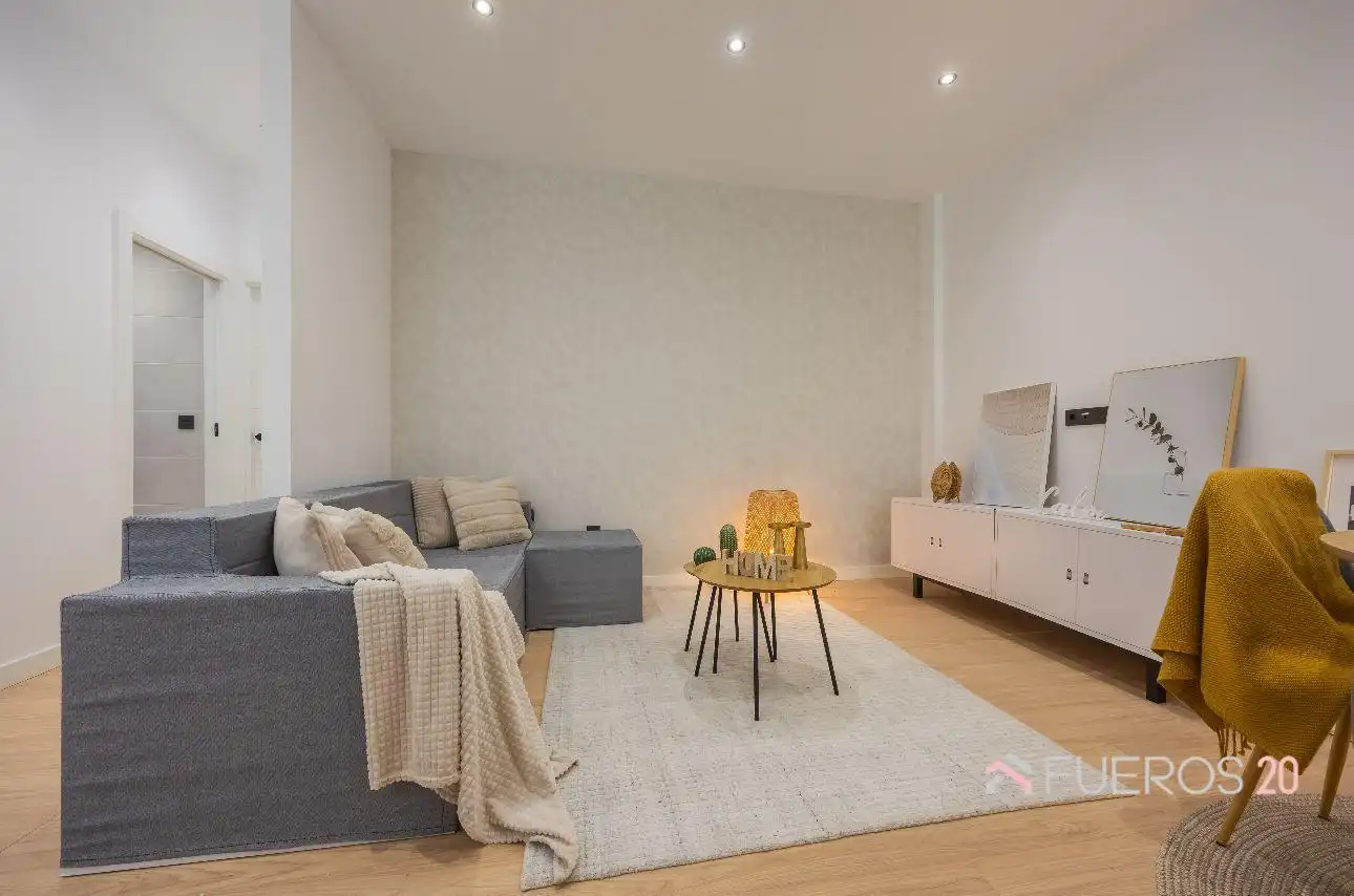 Sala de estar de Piso en venta en Getxo  con Calefacción y Amueblado
