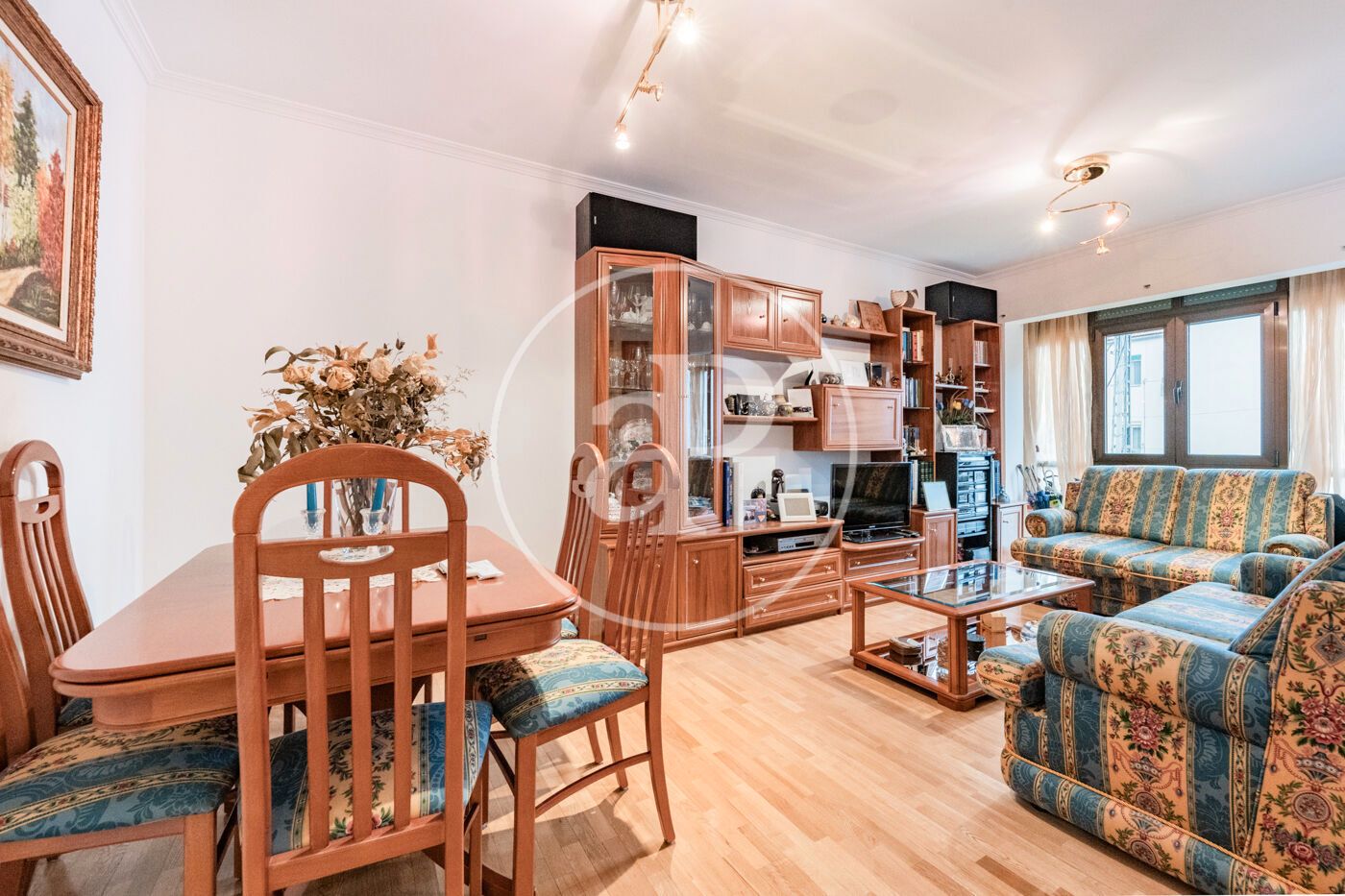 Living room of Flat for sale in  Madrid Capital  with Air Conditioner, Heating and Terrace