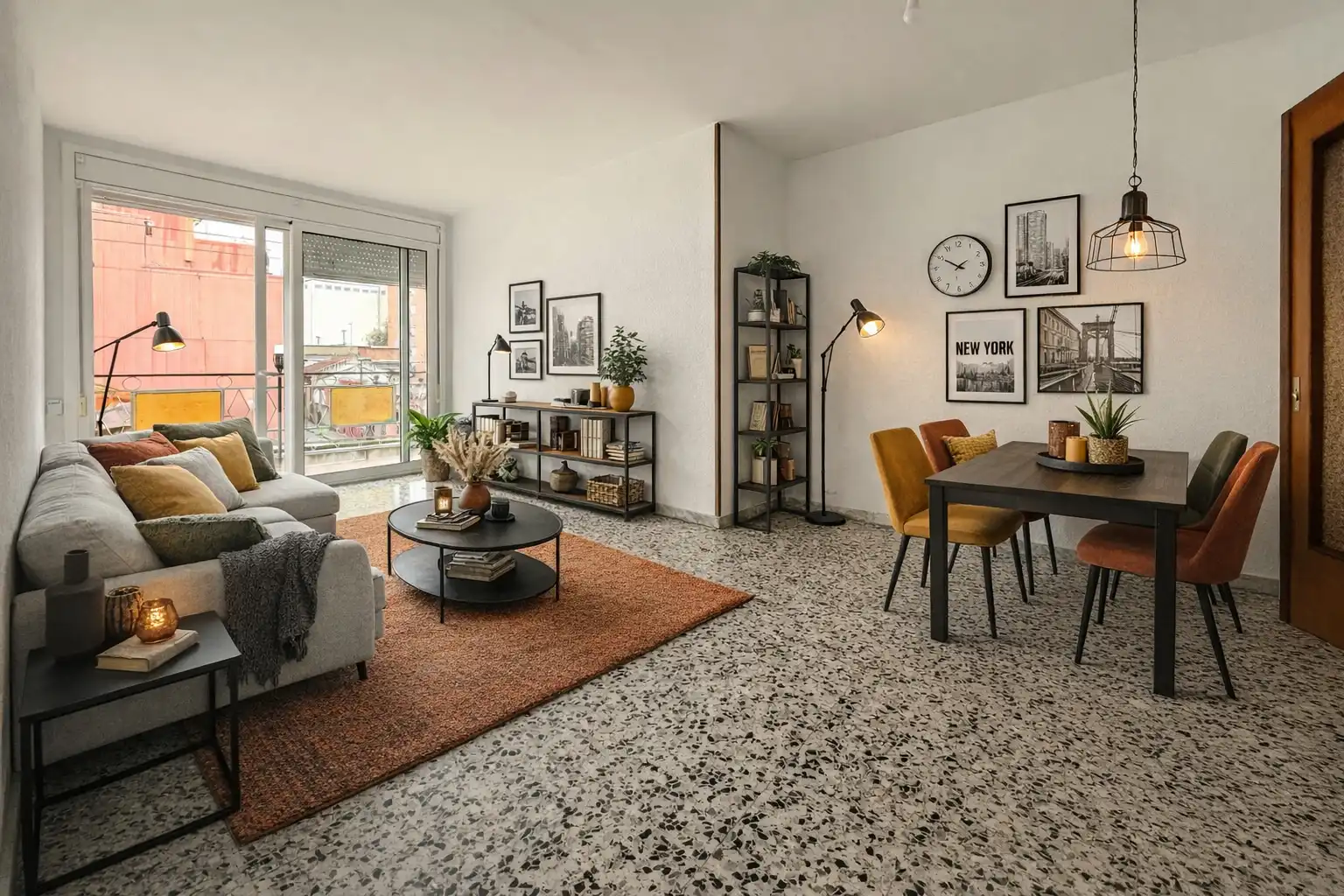 Living room of Flat for sale in Mollet del Vallès  with Heating and Balcony