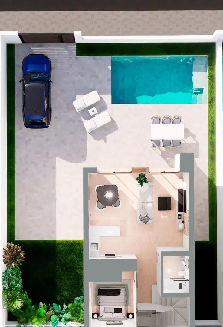 Habitación de Casa o chalet en venta en Orihuela con Aire acondicionado, Jardín privado y Terraza
