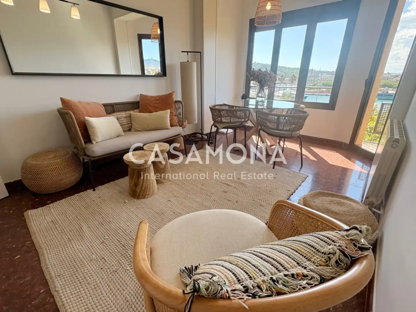Sala de estar de Apartamento en venta en Barcelona con Aire acondicionado, Calefacción y Terraza
