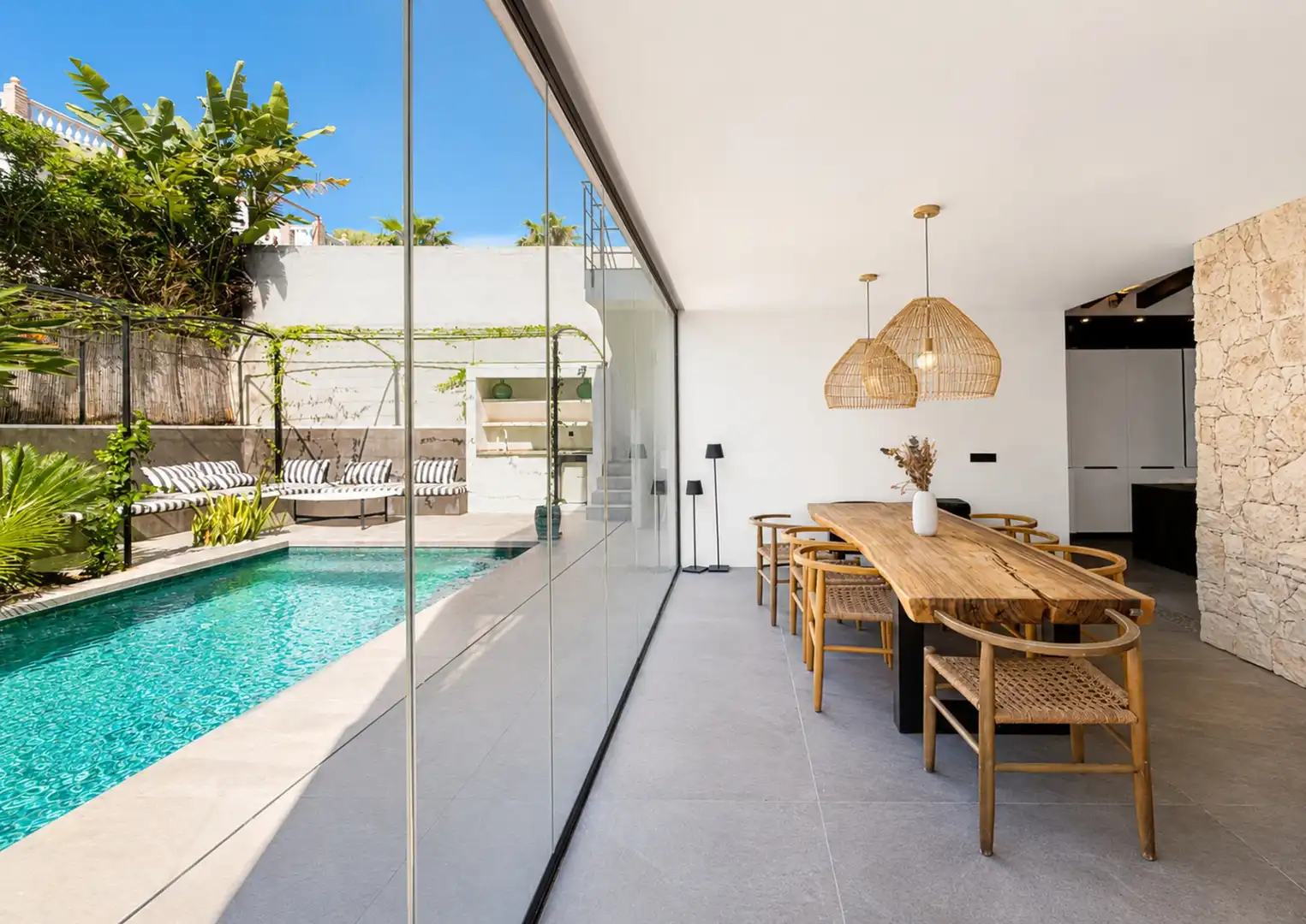 Terrassa de Casa o xalet en venda en Marbella amb Aire condicionat, Jardí privat i Terrassa