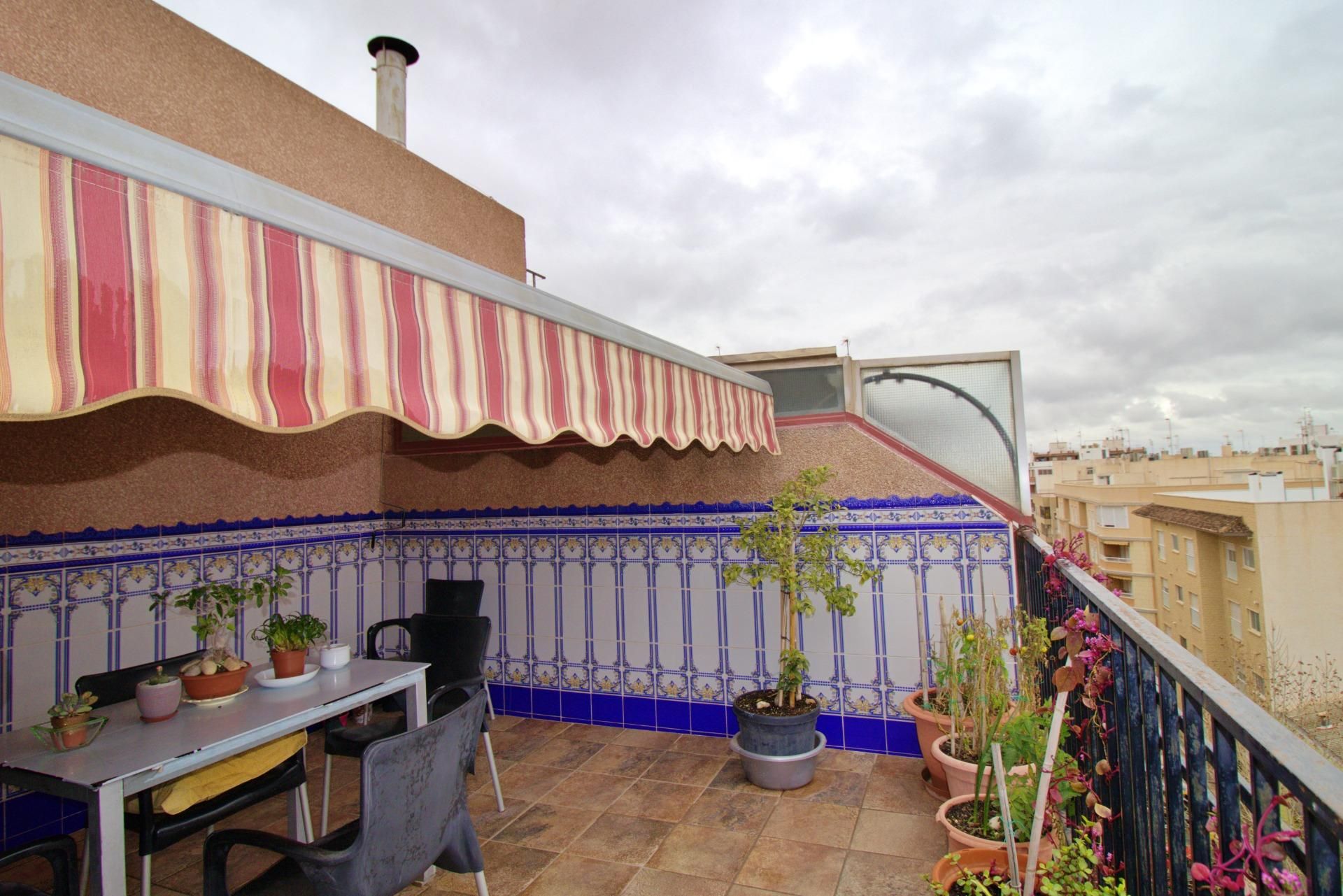 Terrassa de Àtic en venda en Elche / Elx amb Aire condicionat, Terrassa i Balcó