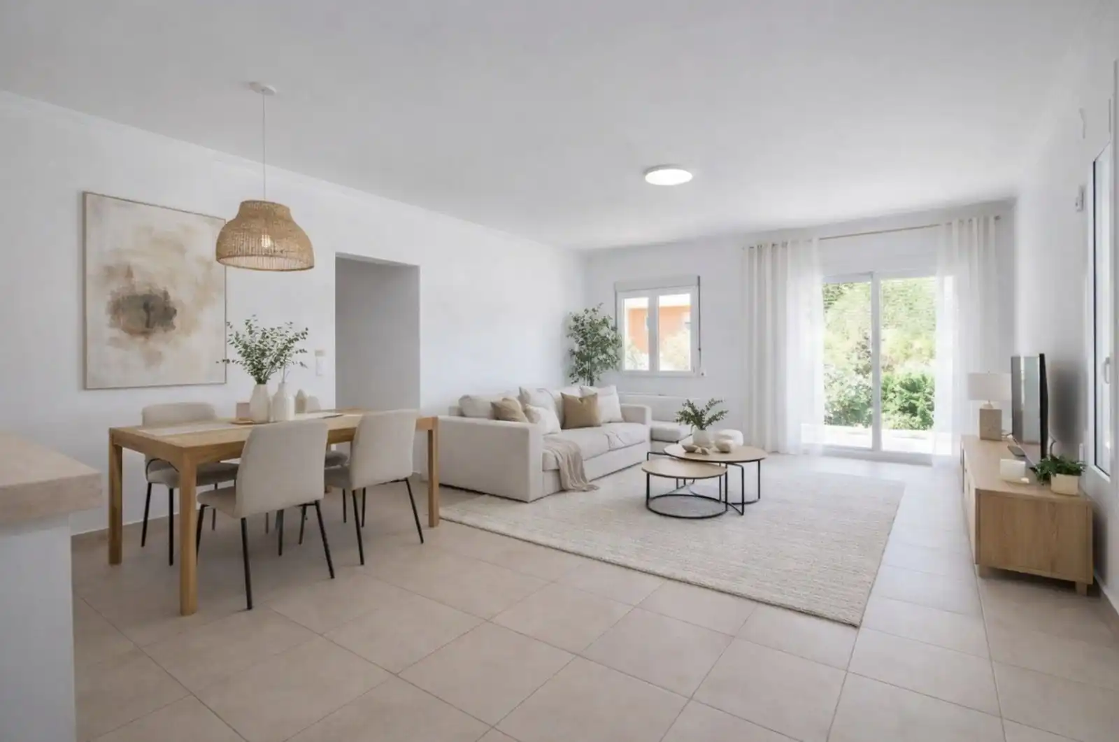 Sala de estar de Casa o chalet en venta en Dénia con Aire acondicionado, Calefacción y Jardín privado