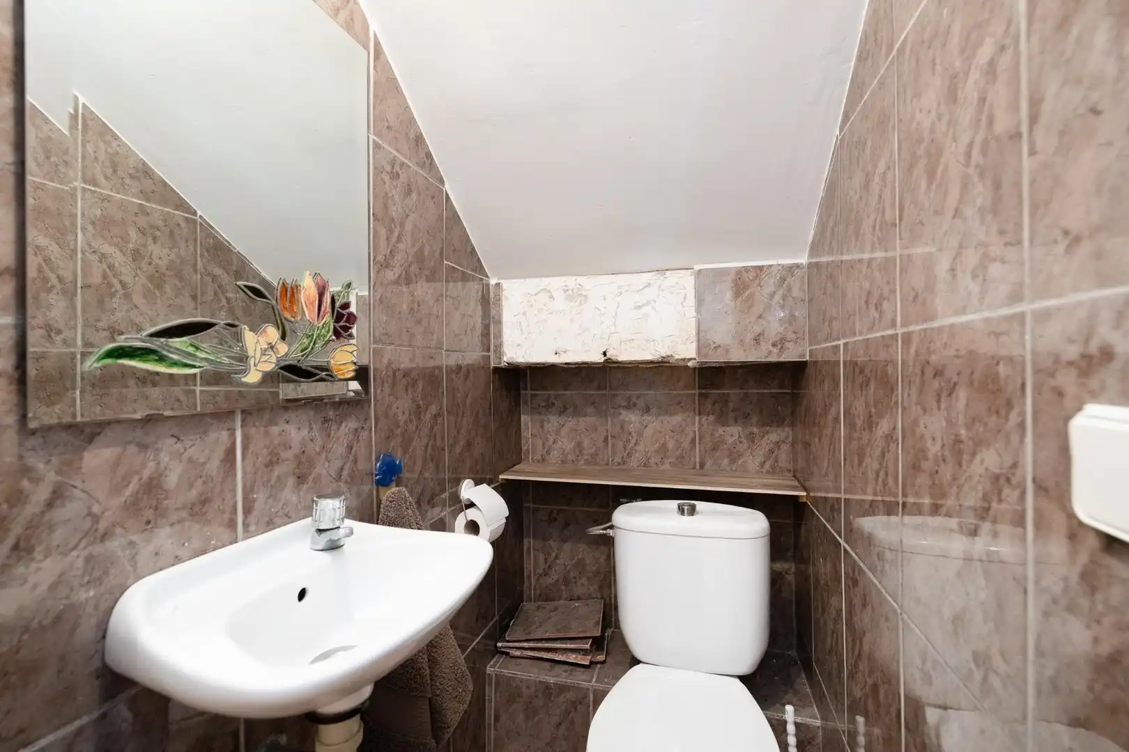 Baño de Casa adosada en venta en Málaga con Aire acondicionado, Jardín privado y Terraza