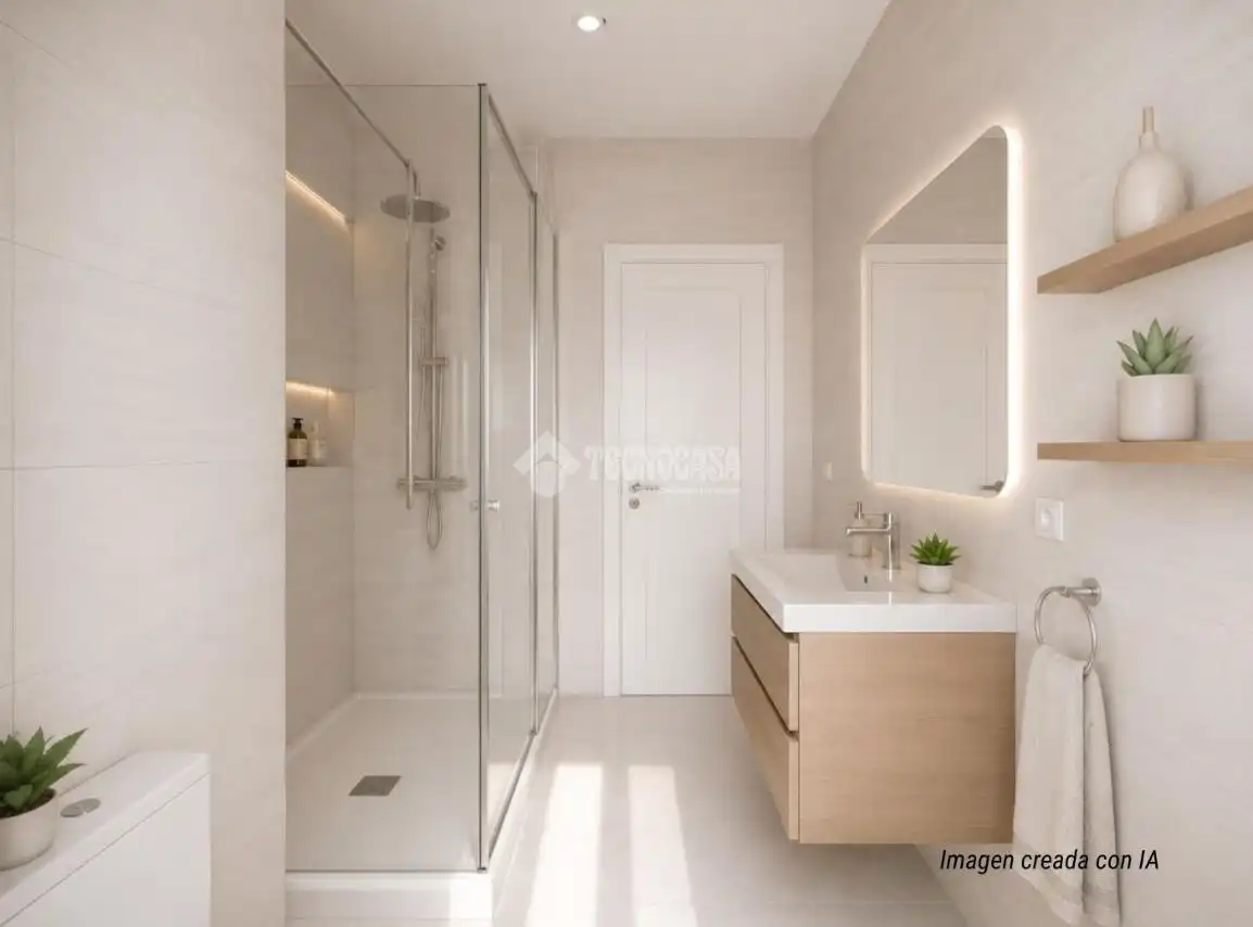 Bathroom of Flat for sale in Madrid  with Air Conditioner, Heating and Parquet flooring
