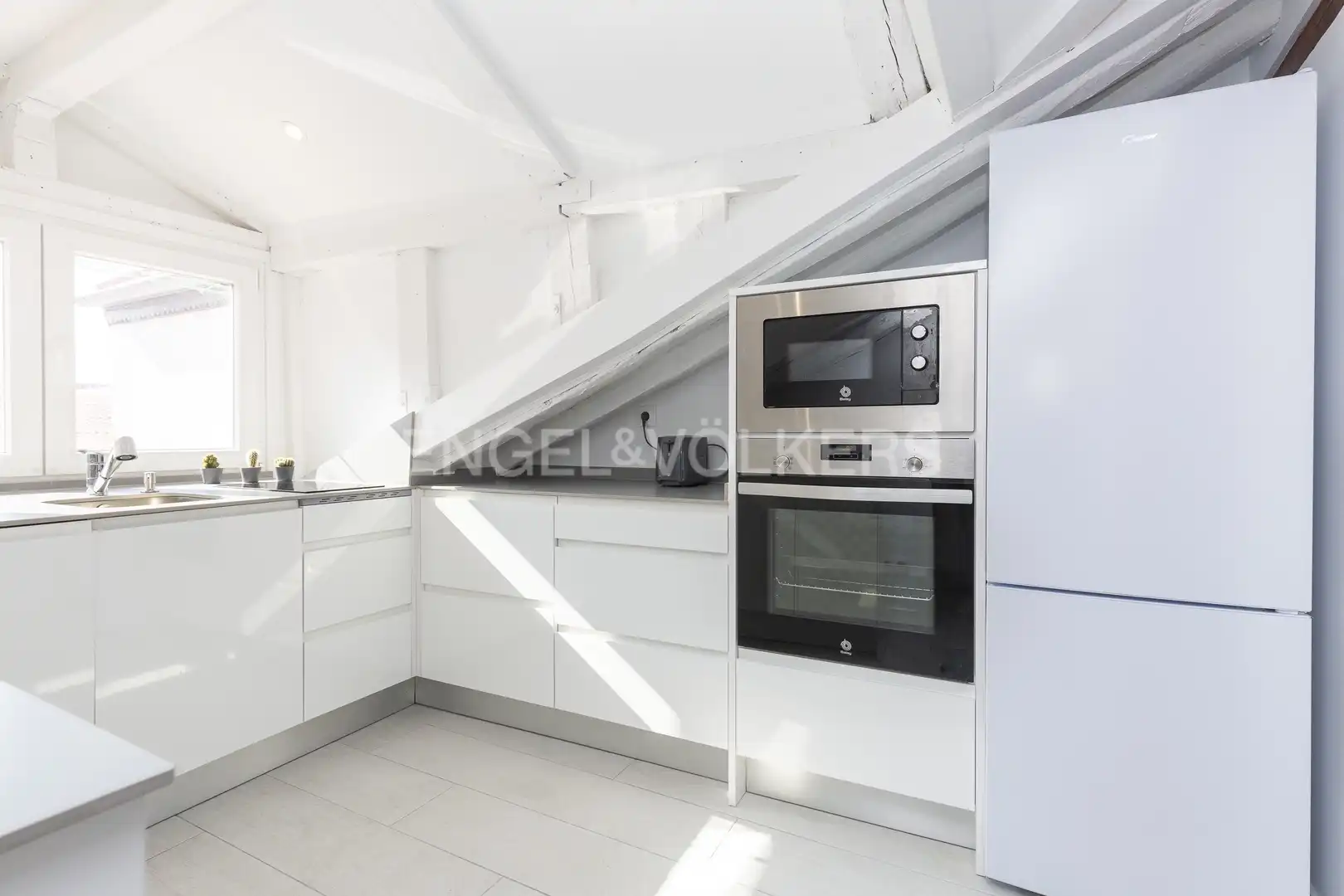 Cocina de Piso de alquiler en Madrid con Aire acondicionado, Calefacción y Amueblado