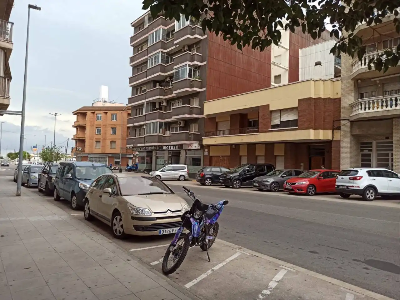 Vista exterior de Piso en venta en Amposta con Parquet, Terraza y Amueblado