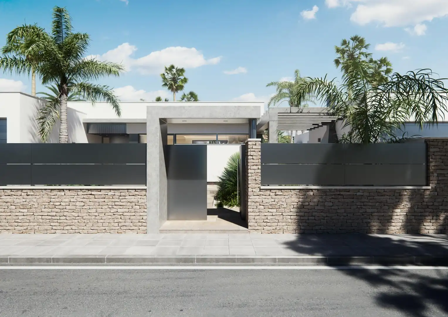 Vista exterior de Casa o chalet en venta en San Javier con Aire acondicionado, Calefacción y Jardín privado