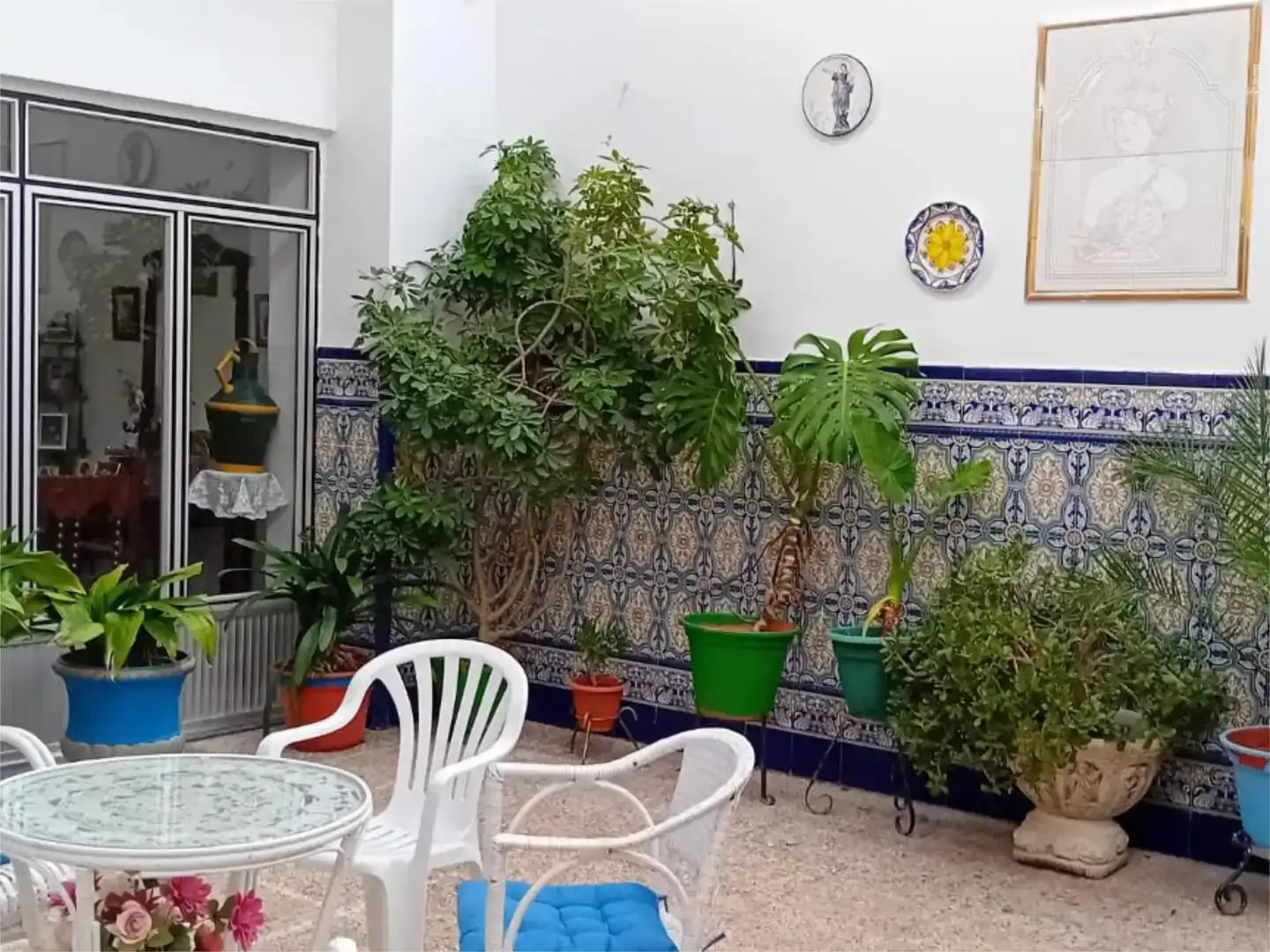 Jardí de Casa adosada en venda en Bujalance amb Aire condicionat, Piscina i Balcó