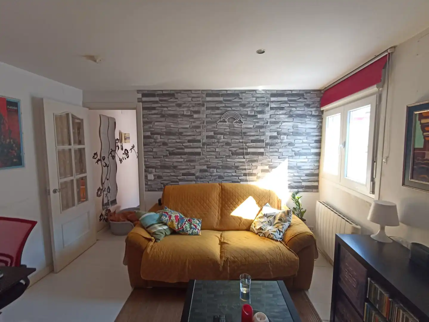 Sala de estar de Apartamento en venta en Madrid con Calefacción y Amueblado