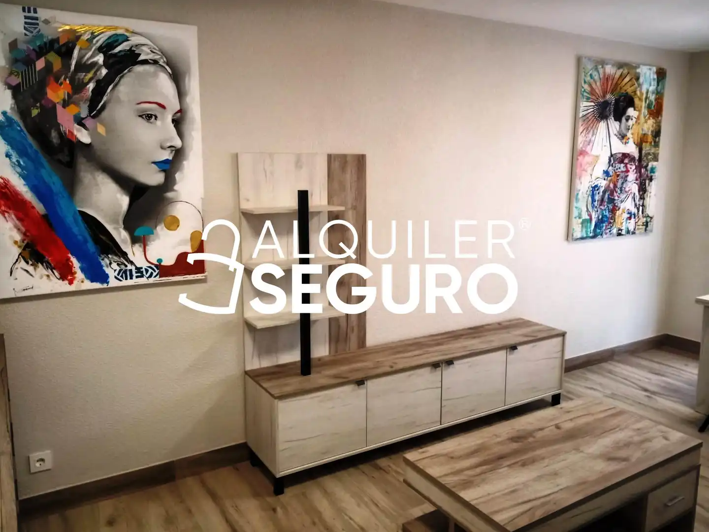 Wohnzimmer von Wohnung zur Miete in Fuensaldaña mit Heizung und Möbliert