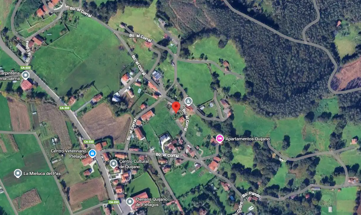 Vista exterior de Piso en venta en Piélagos