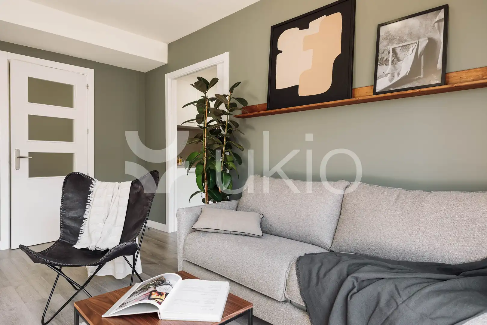 Living room of Apartments for rent in Barcelona  with Air Conditioner, Heating and Terrace