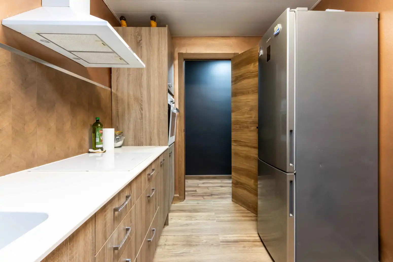 Kitchen of Flat for sale in Terrassa  with Parquet flooring, Terrace and Balcony