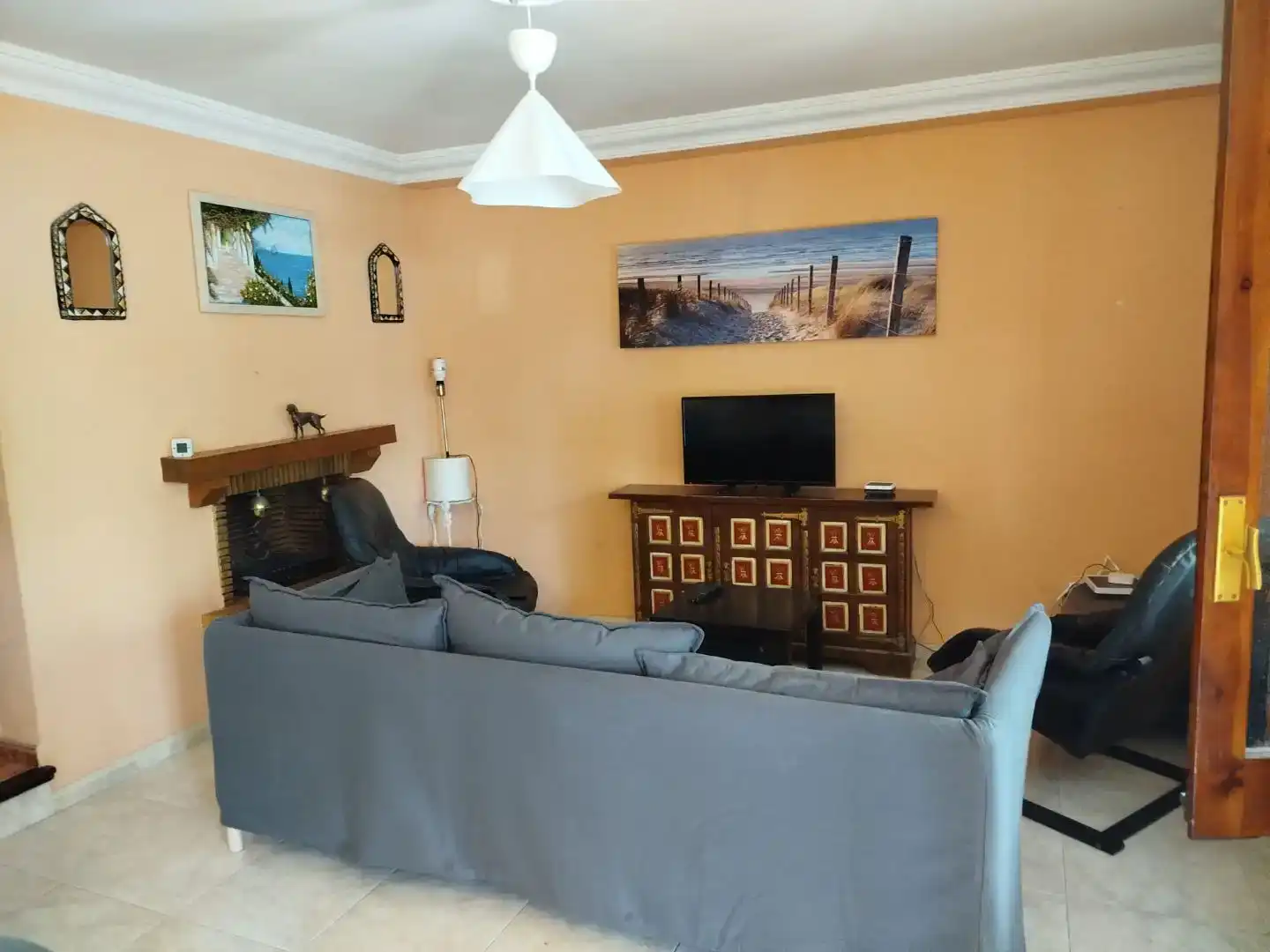 Living room of Flat for share in Torremolinos  with Furnished and Balcony