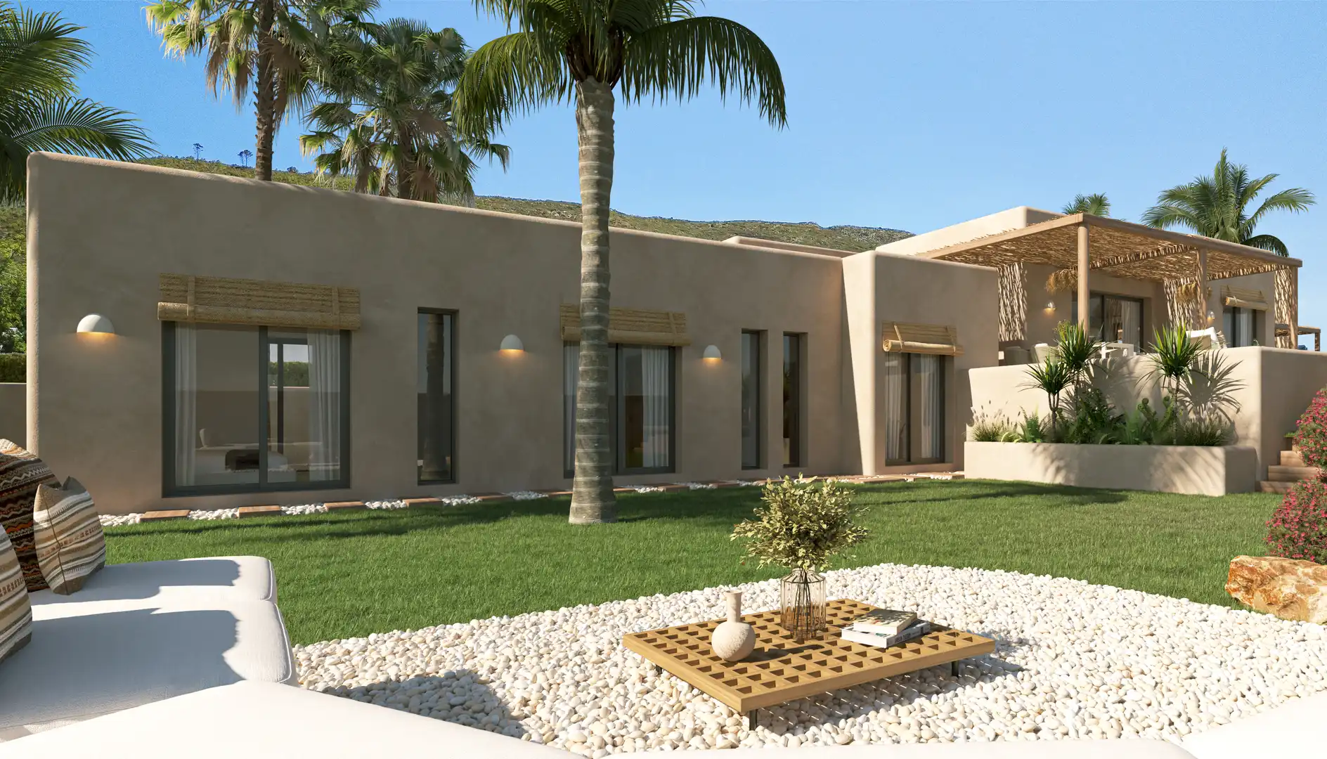 Vista exterior de Casa o chalet en venta en Jávea / Xàbia con Aire acondicionado y Jardín privado
