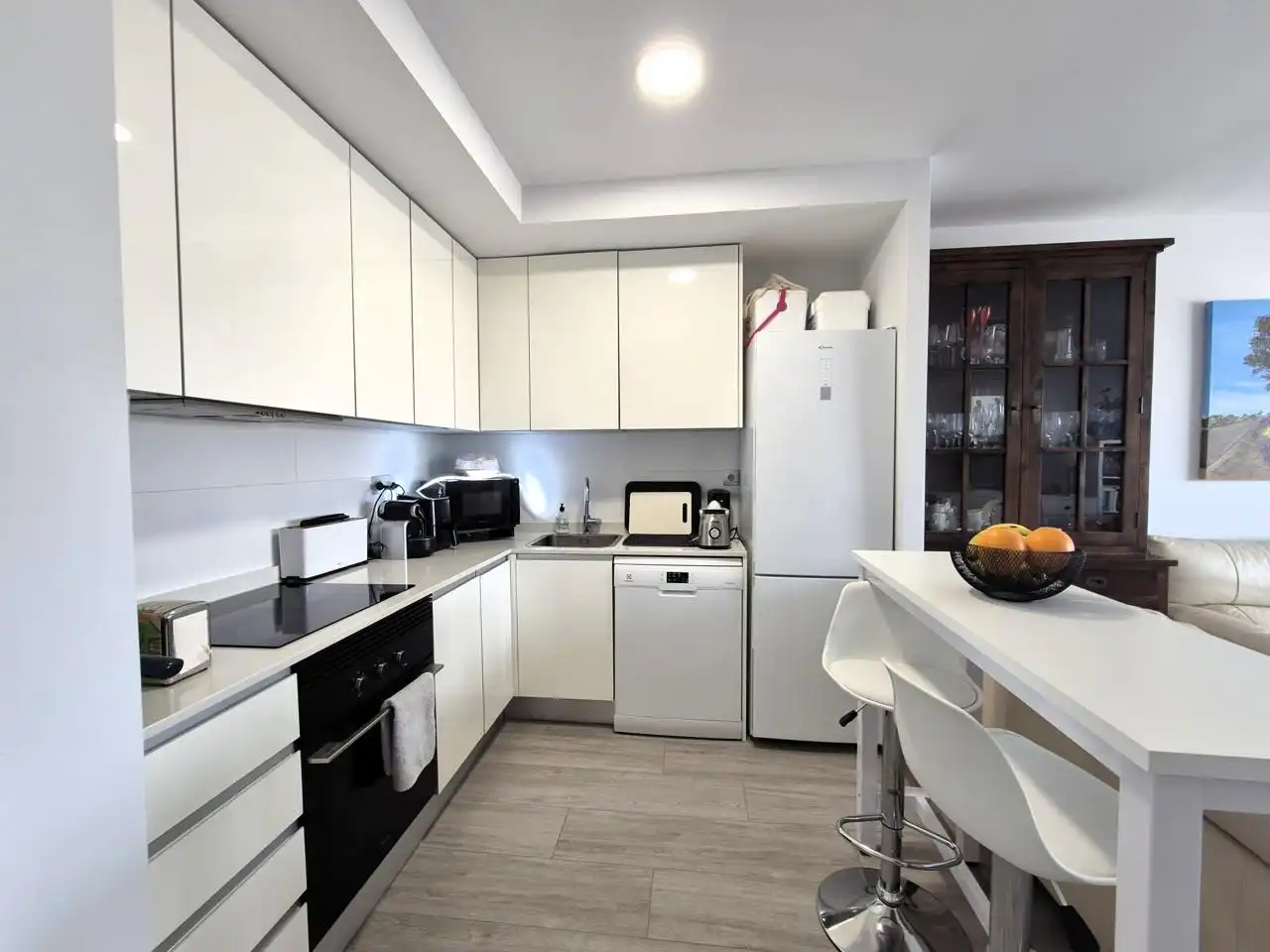 Kitchen of Flat for sale in El Campello  with Air Conditioner and Terrace