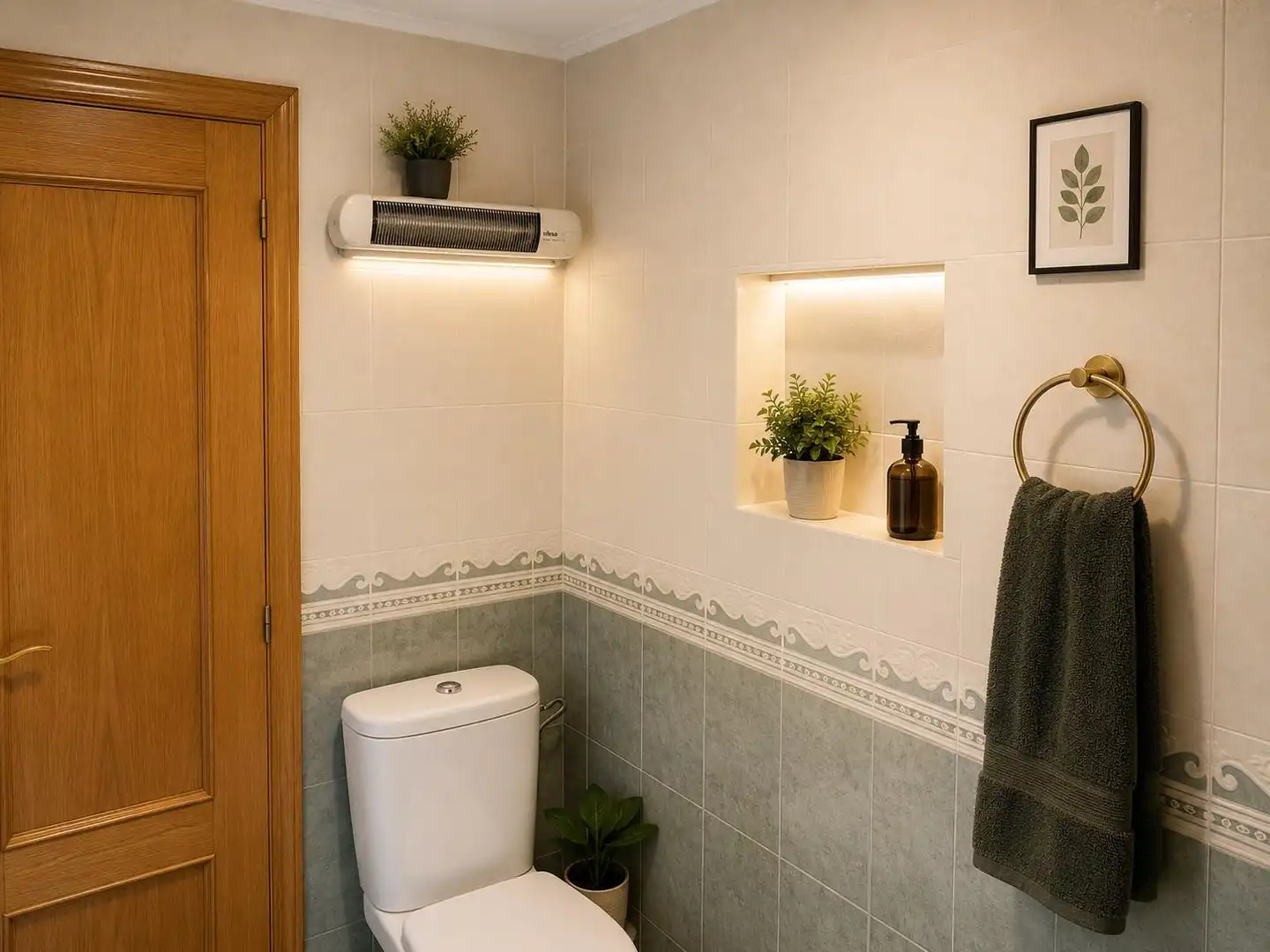 Baño de Ático en venta en Carlet con Aire acondicionado, Calefacción y Terraza