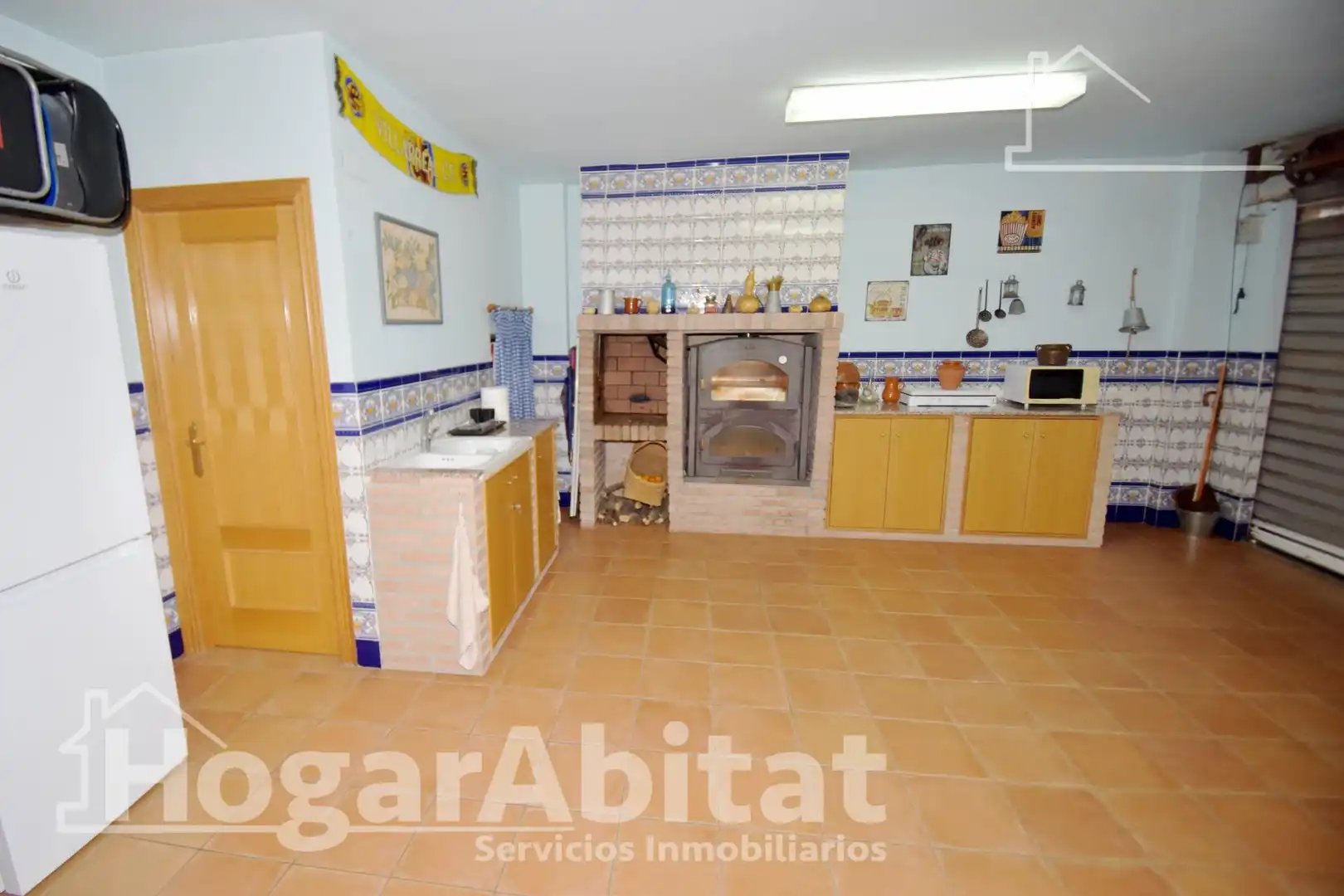 Cuina de Casa adosada en venda en Vila-real amb Aire condicionat, Calefacció i Terrassa