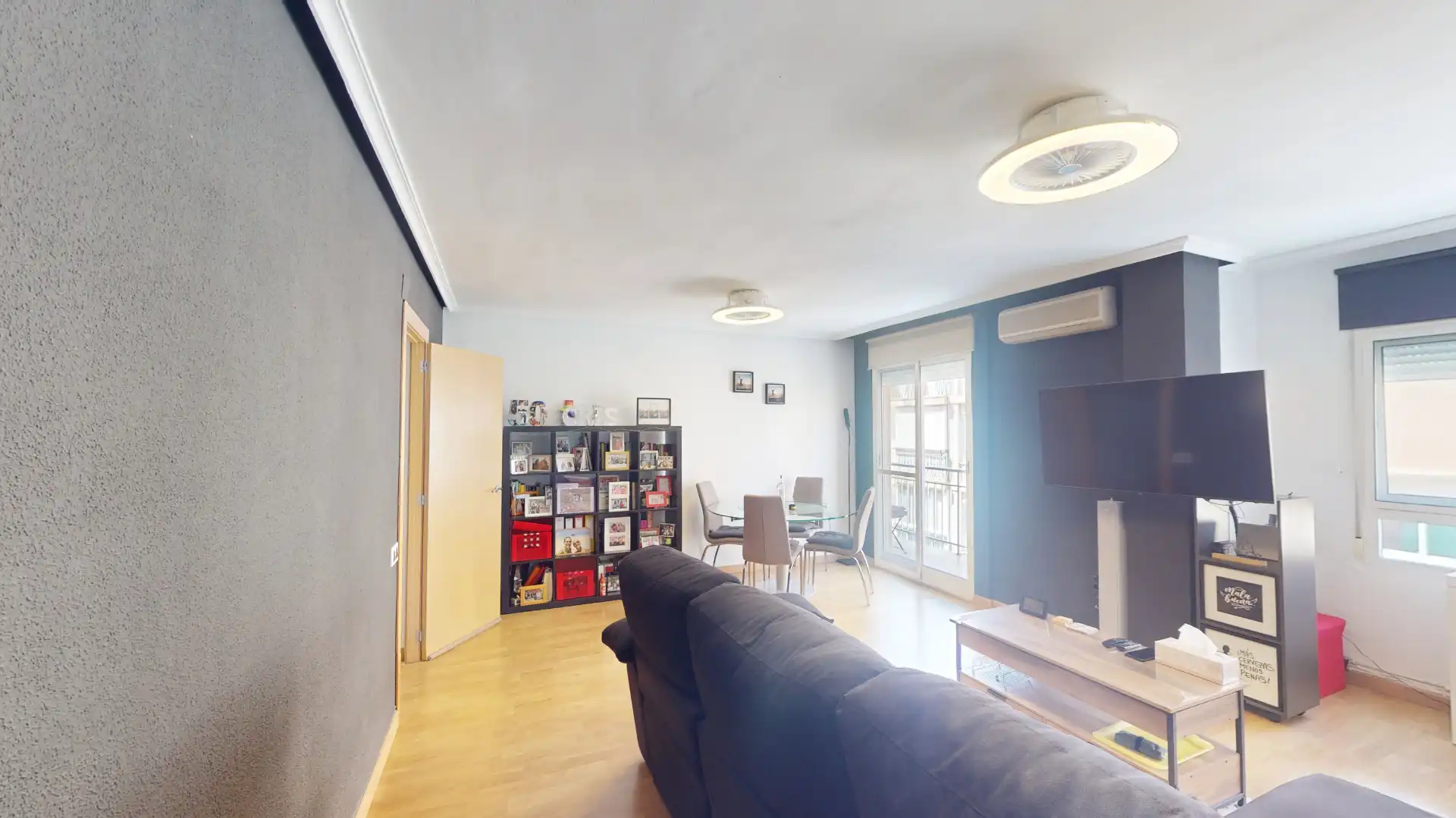 Living room of Flat for sale in Alicante / Alacant  with Air Conditioner, Terrace and Balcony