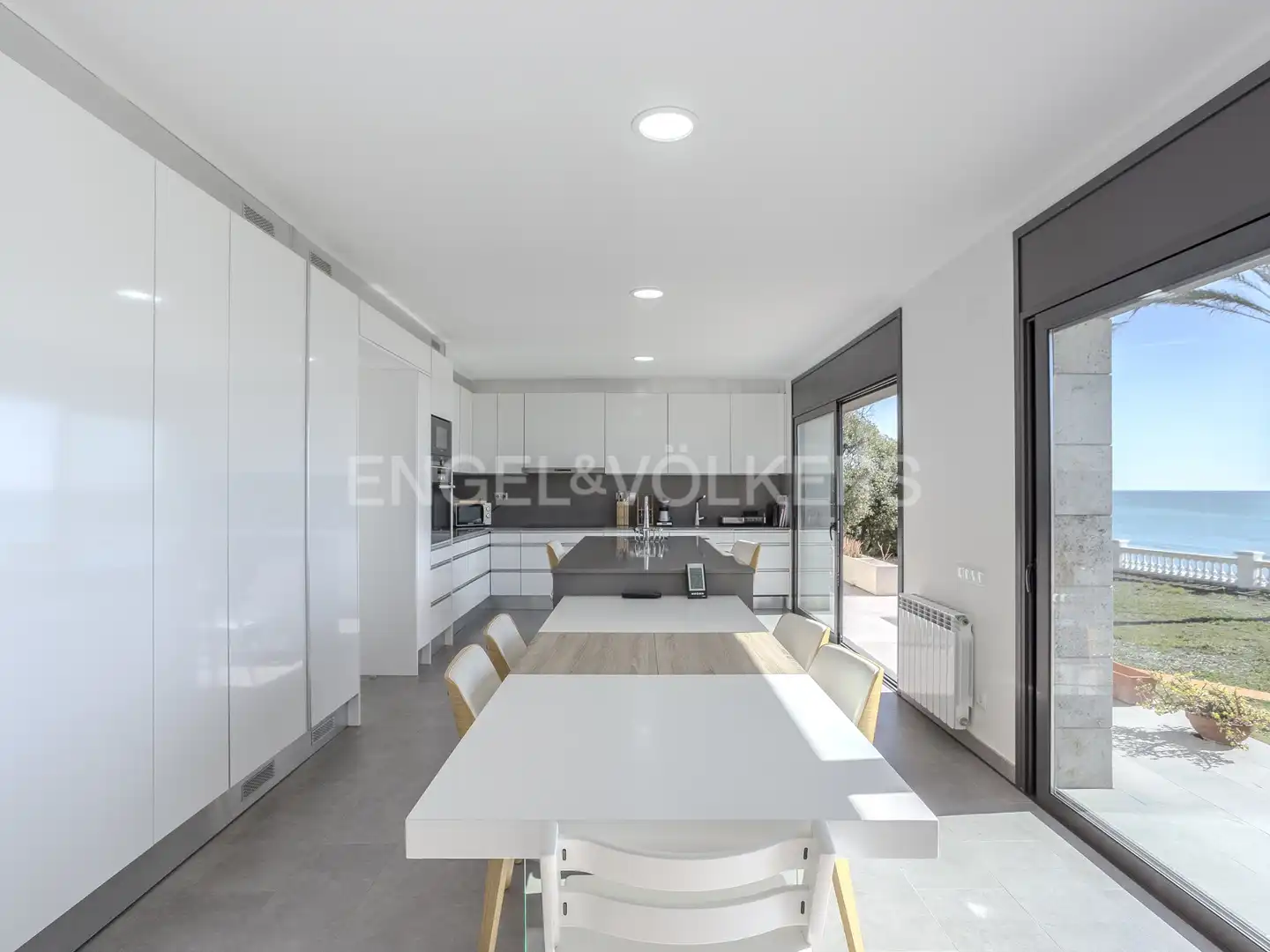Kitchen of Houses for rent in Vilanova i la Geltrú  with Air Conditioner, Heating and Private garden
