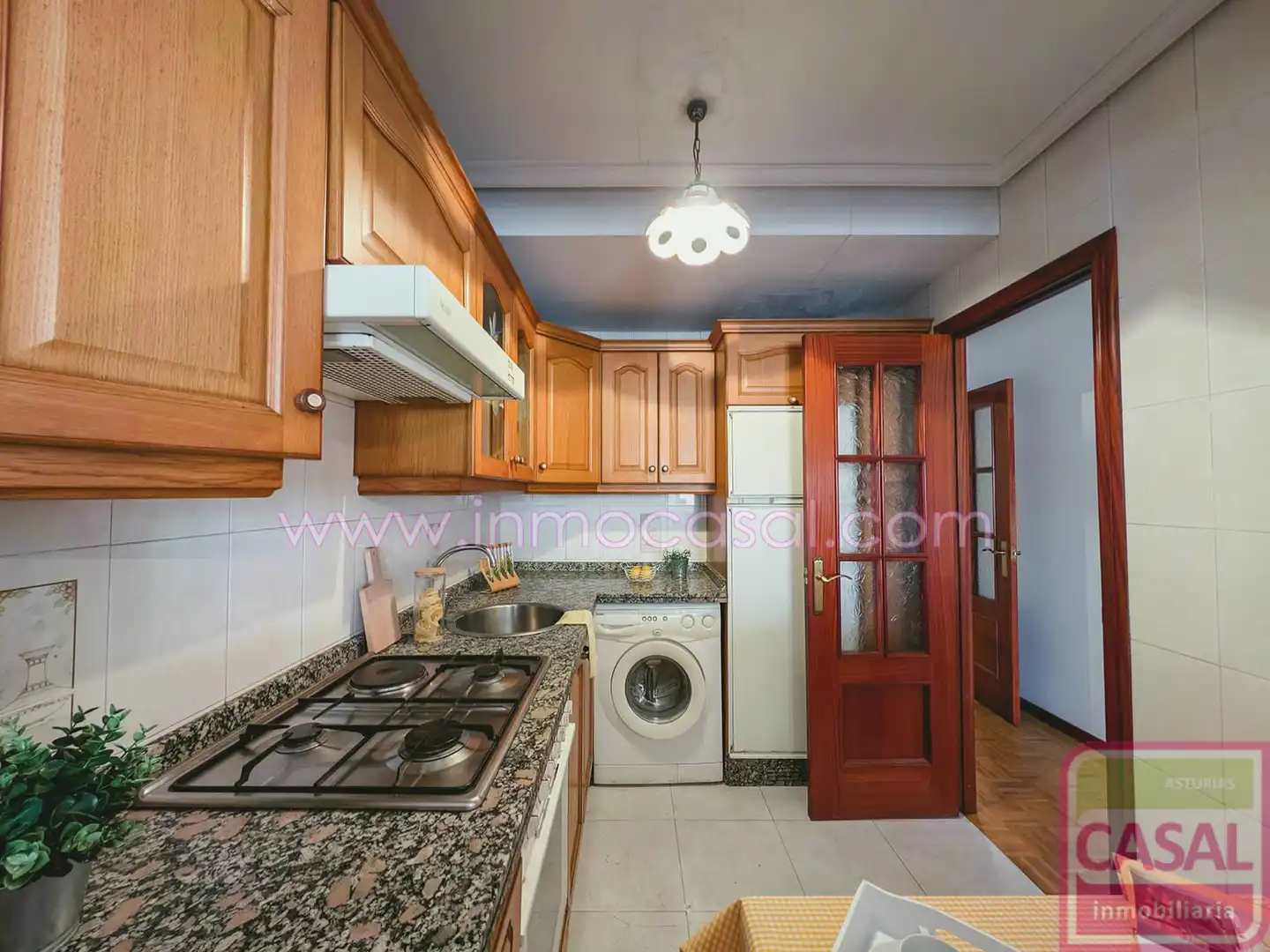 Kitchen of Flat for sale in Mieres (Asturias)  with Heating, Terrace and Furnished