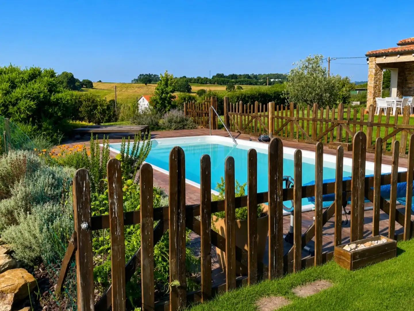 Swimming pool of Houses for sale in Abegondo, A Coruña
